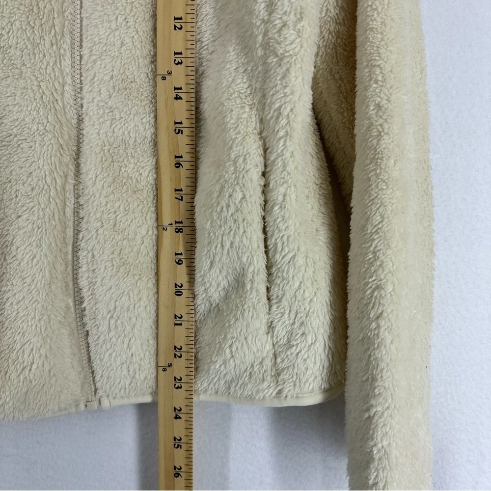 Uniqlo Sherpa Fleece Full Zip Jacket Woman’s XS‎ Beige
